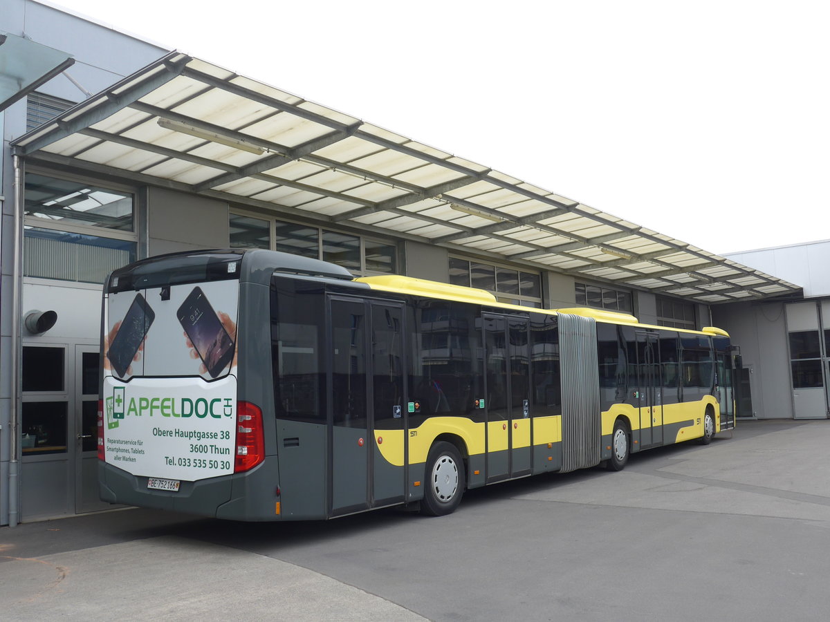 (188'963) - STI Thun - Nr. 166/BE 752'166 - Mercedes am 25. Februar 2018 in Thun, Garage