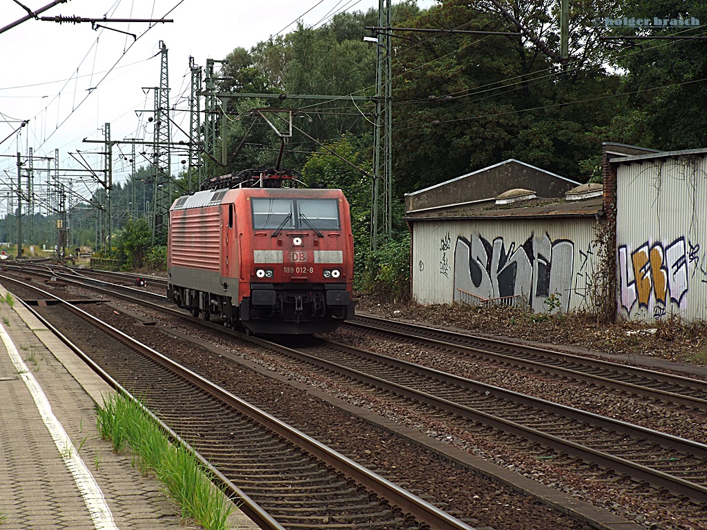 189 012-8 ist lz am 05.09.13 durch hh-harburg gefahren