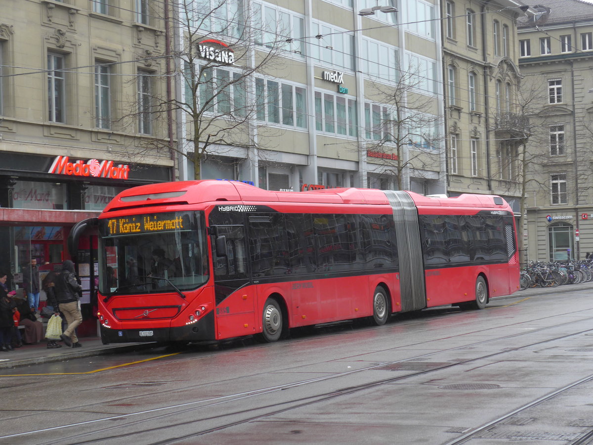 (189'453) - Bernmobil, Bern - Nr. 885/BE 832'885 - Volvo am 17. Mrz 2018 beim Bahnhof Bern