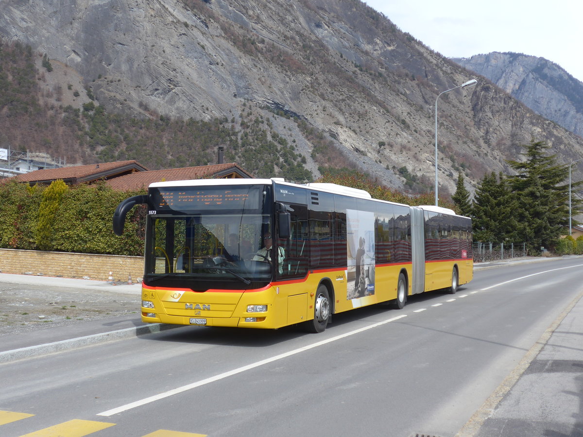 (189'739) - Buchard, Leytron - VS 243'999 - MAN am 30. Mrz 2018 in Leytron, Route de Saillon