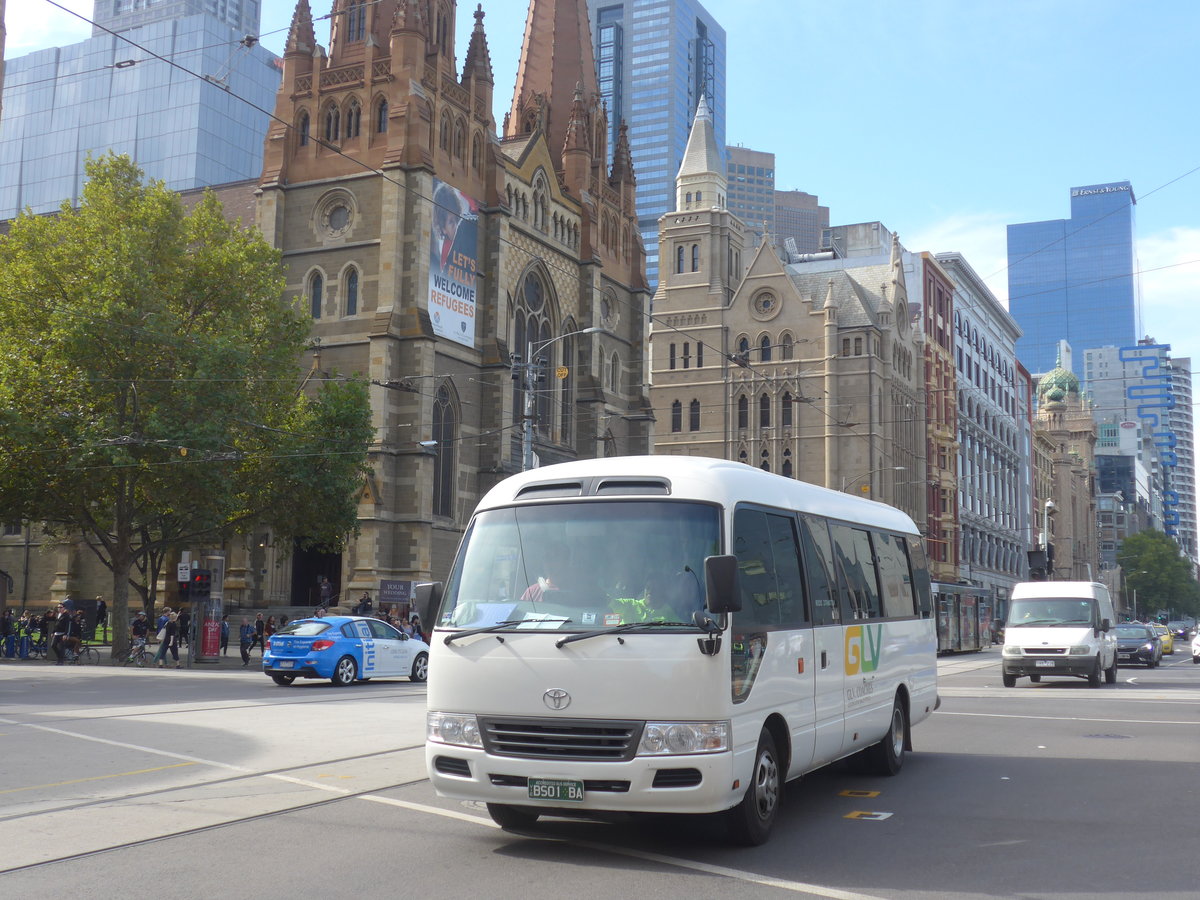 (190'397) - GLV Coaches, Campbellfield - BS01 BA - Toyota/Arakawa am 19. April 2018 in Melbourne