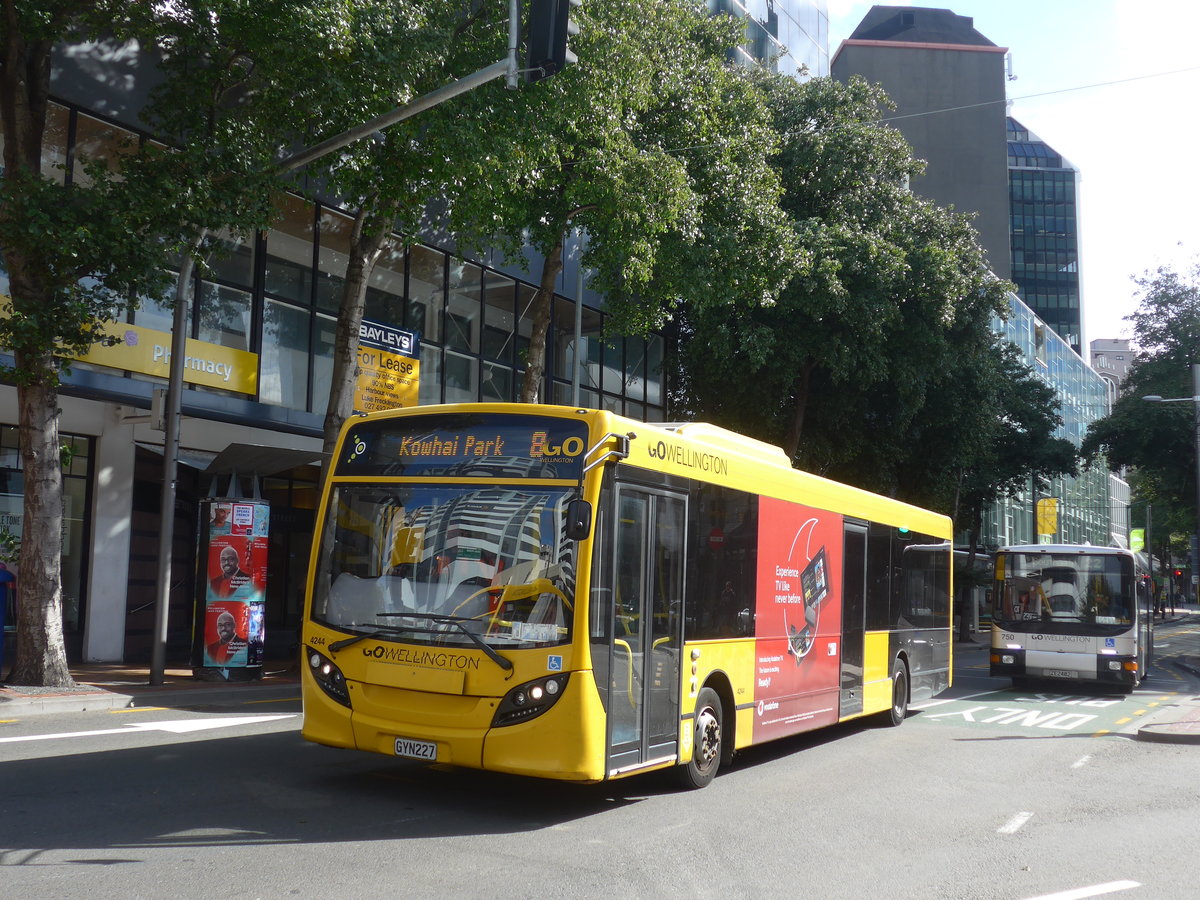 (191'721) - GO Wellington - Nr. 4244/GYN227 - Alexander Dennis/KiwiBus am 27. April 2018 in Wellington