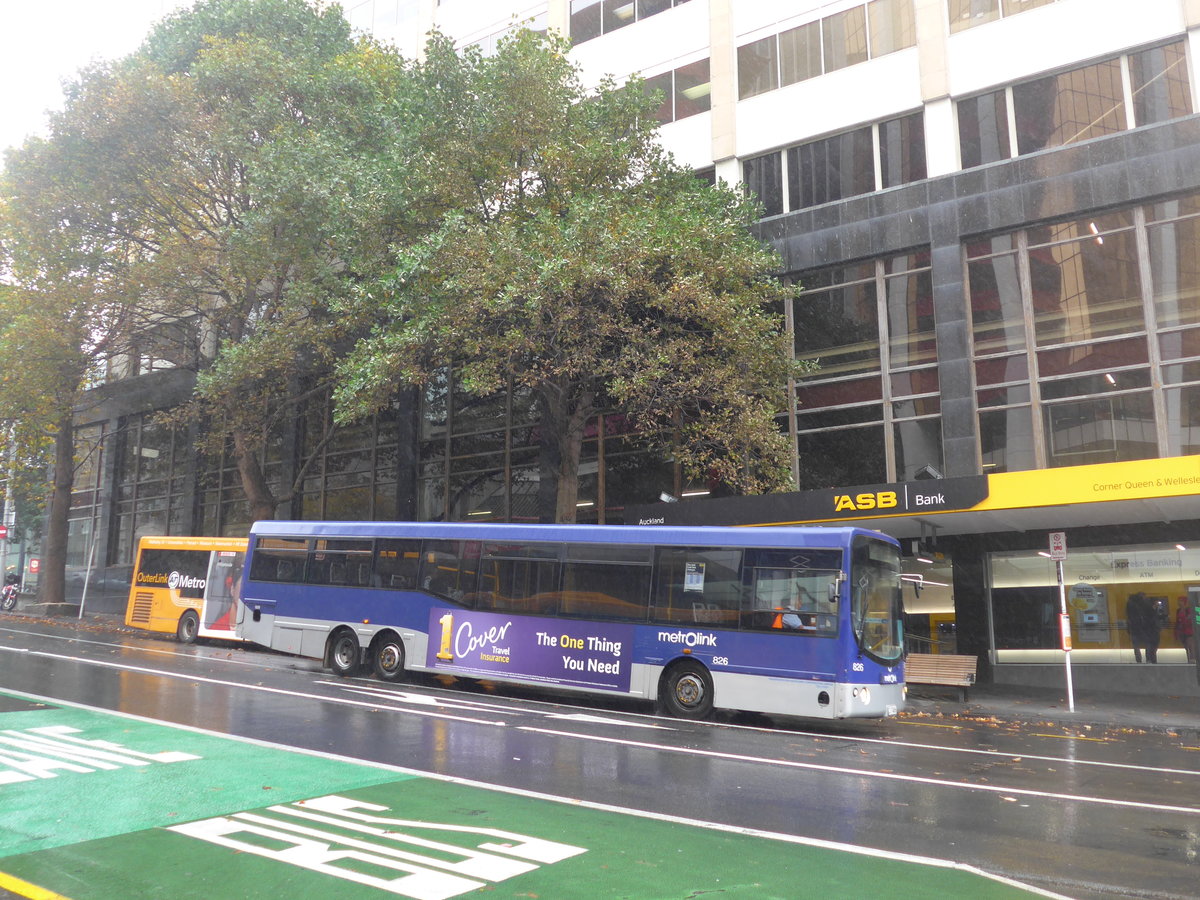 (192'071) - Metrolink, Auckland - Nr. 826/ZI7466 - MAN/Fairfax am 30. April 2018 in Auckland