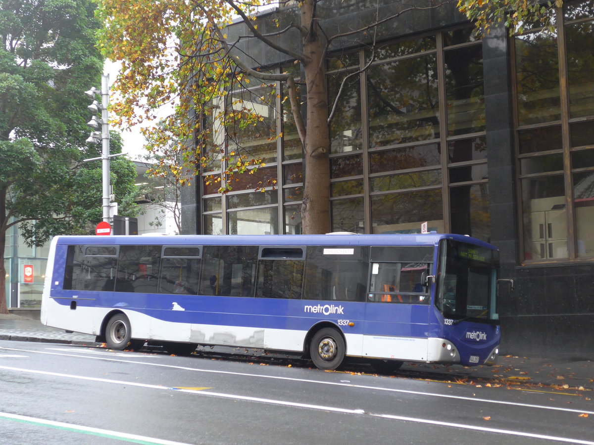 (192'100) - Metrolink, Auckland - Nr. 1337/AQL357 - MAN/Designline am 30. April 2018 in Auckland