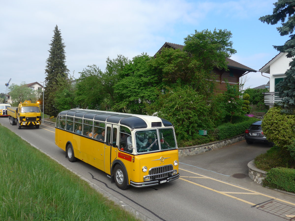 (192'463) - Wegmller, Attikon - ZH 21'783 - FBW/Gangloff (ex P 24'037; ex P 21'537) am 5. Mai 2018 in Attikon, Bahnstrasse