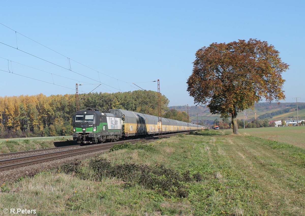 193 832-3 zieht den DGS 52707 Bremerhaven Kaiserhafen - Regensburg Ost kurz vor Retzbach-Zellingen. 13.10.18