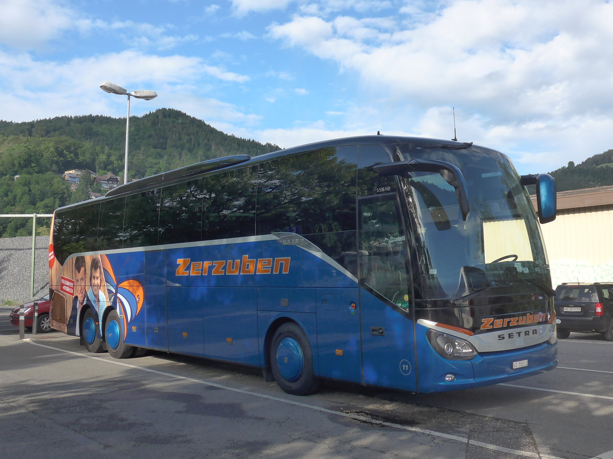 (193'625) - Zerzuben, Visp-Eyholz - Nr. 11/VS 55'832 - Setra am 29. Mai 2018 in Thun, Seestrasse