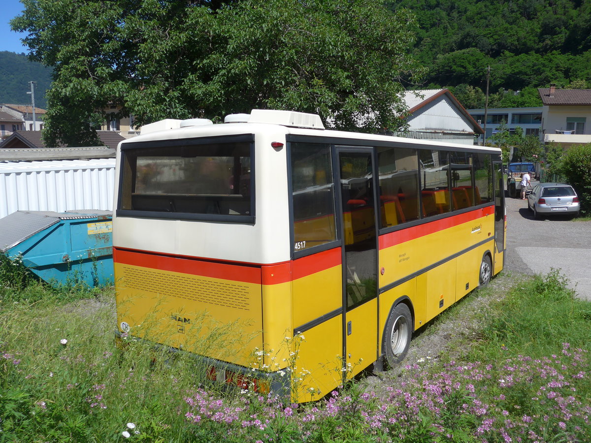 (193'809) - Merzaghi, Maroggia - (TI 7526) - MAN/Gppel am 9. Juni 2018 in Maroggia, Garage