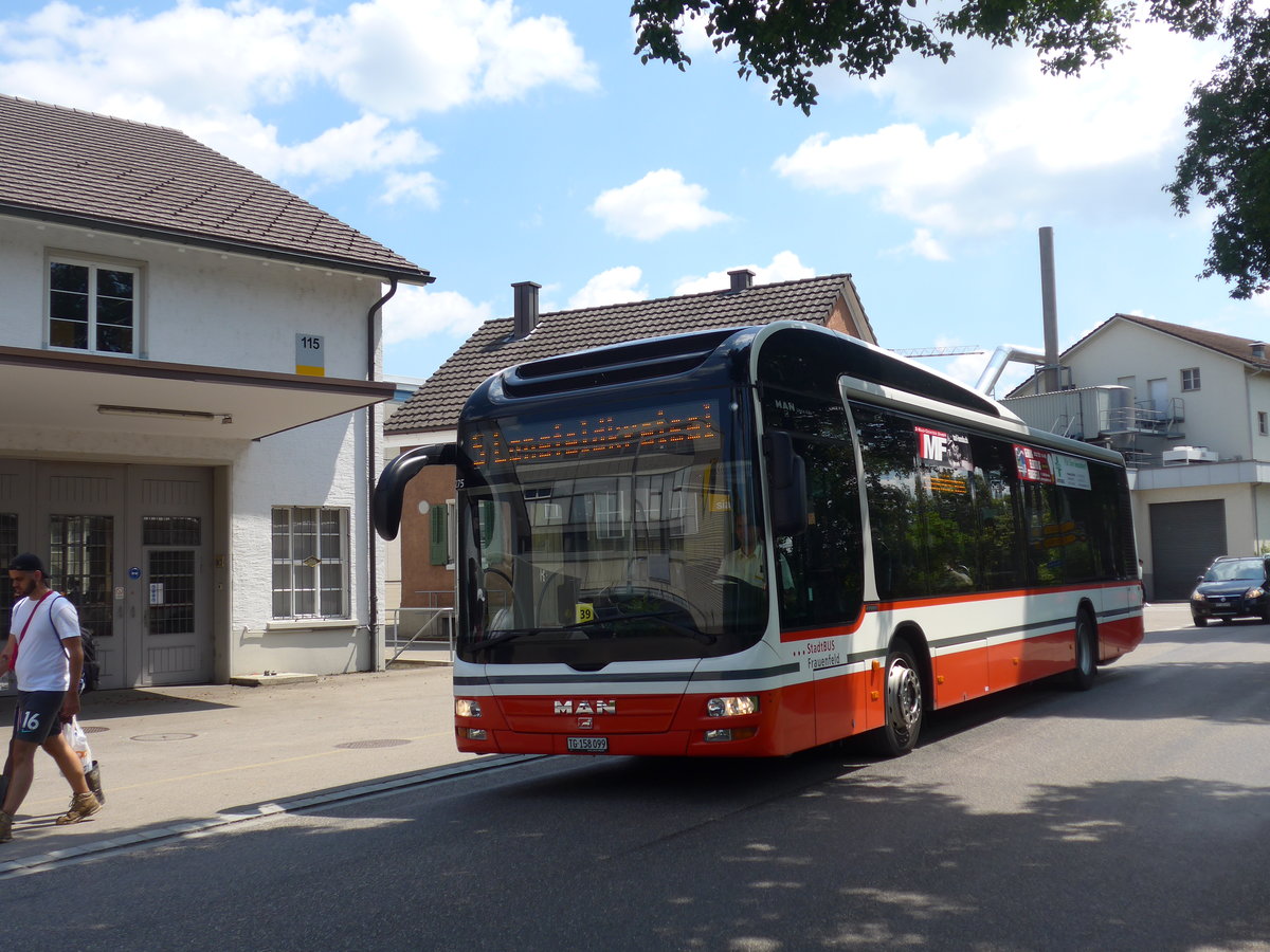 (194'606) - PostAuto Ostschweiz - TG 158'099 - MAN am 7. Juli 2018 in Frauenfeld, Wydenstrasse