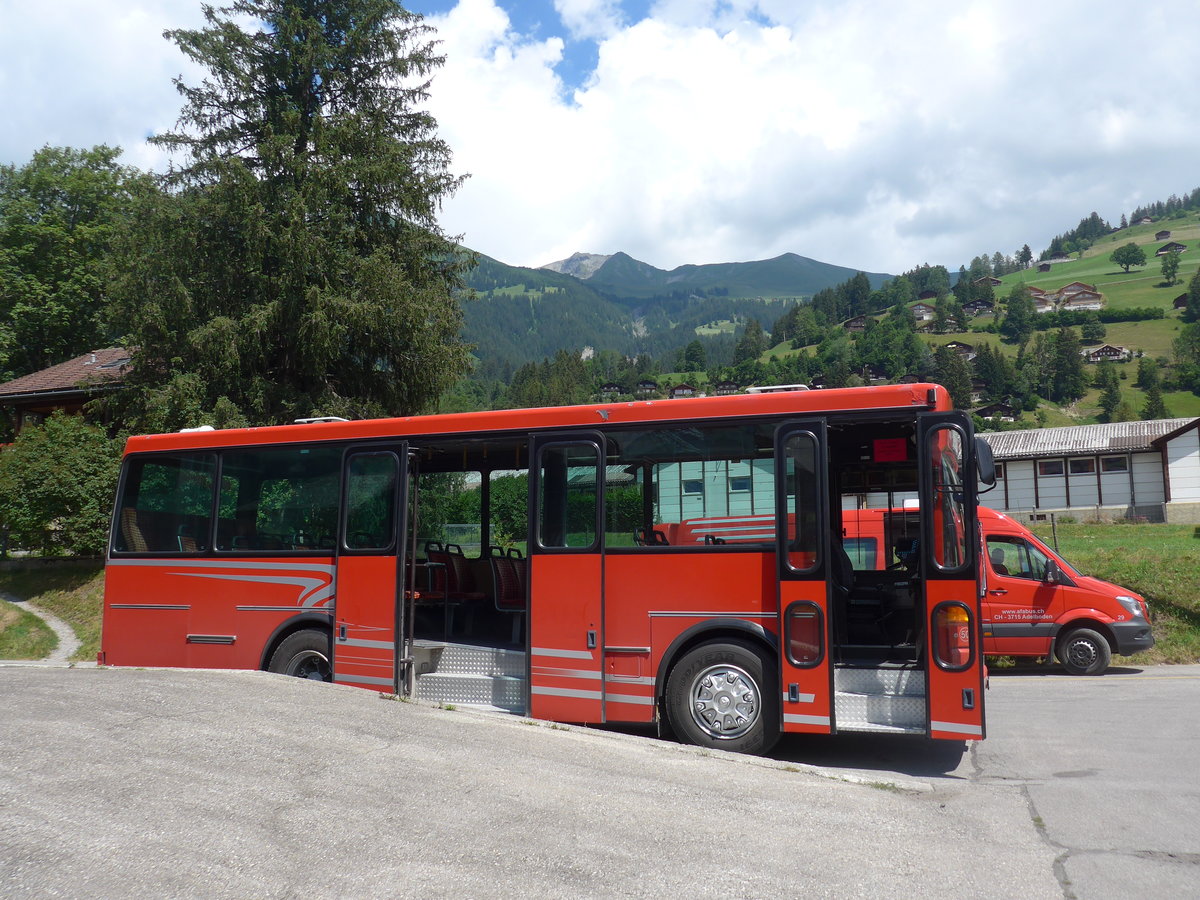 (194'696) - AFA Adelboden - Nr. 50/BE 645'415 - Vetter (ex AVG Grindelwald Nr. 21) am 9. Juli 2018 beim Bahnhof Lenk