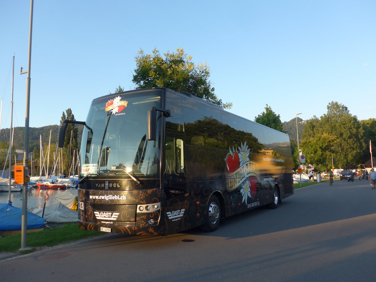 (195'192) - Gast, Utzenstorf - BE 41'755 - Van Hool am 26. Juli 2018 in Thun, Strandbad