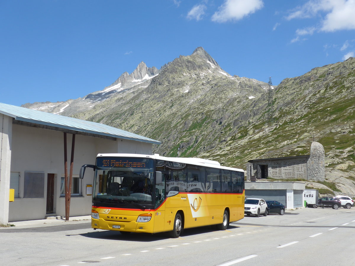 (195'295) - PostAuto Bern - BE 653'387 - Setra am 29. Juli 2018 auf dem Grimsel, Passhhe