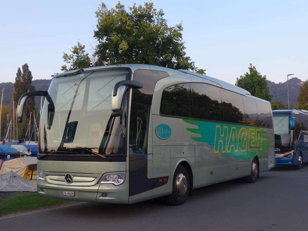 (195'500) - Hager, Diessenhofen - TG 49'439 - Mercedes am 3. August 2018 in Thun, Strandbad