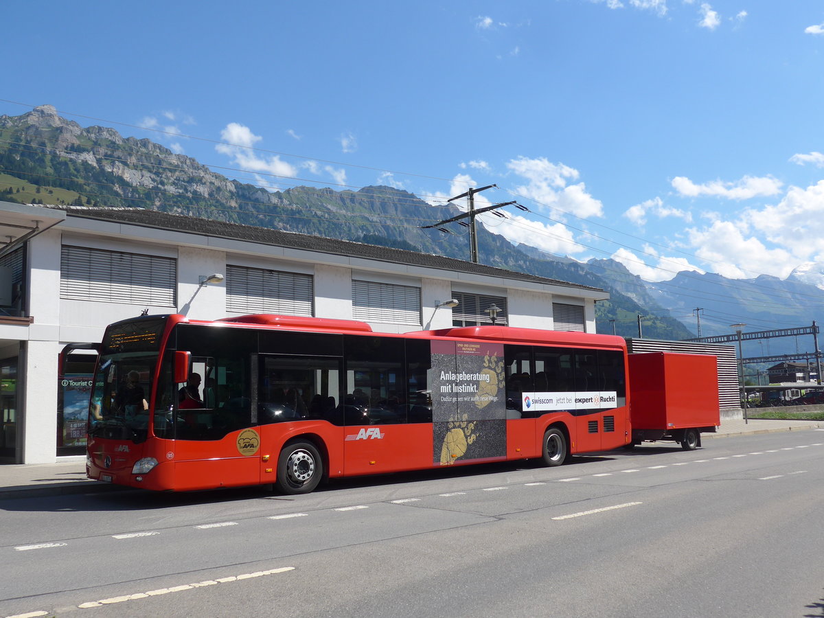 (195'819) - AFA Adelboden - Nr. 95/BE 26'774 - Mercedes am 12. August 2018 beim Bahnhof Frutigen