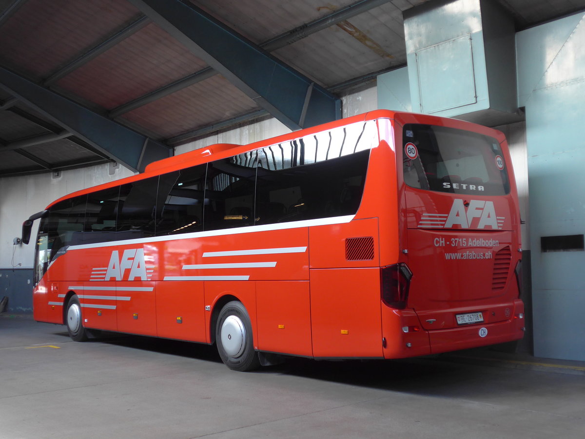 (195'826) - AFA Adelboden - Nr. 26/BE 26'708 - Setra am 12. August 2018 in Adelboden, Busstation