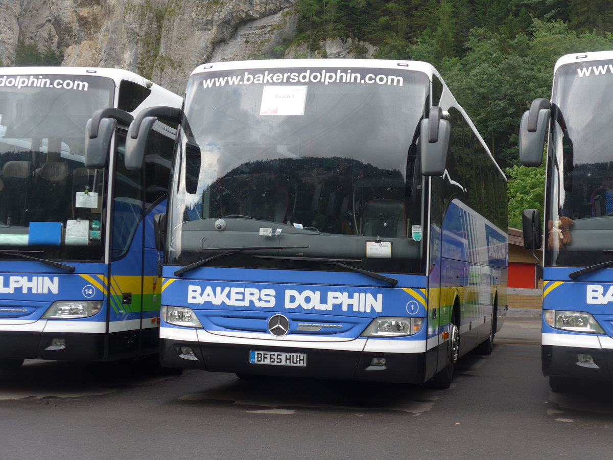 (195'985) - Aus England: Bakers Dolphin, Bristol - Nr. 1/BF65 HUH - Mercedes am 18. August 2018 in Kandersteg