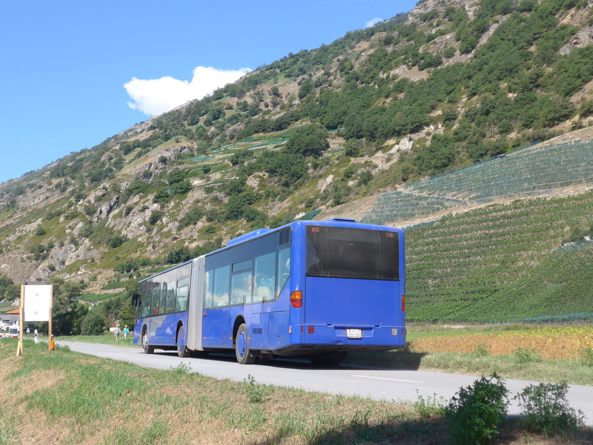 (196'050) - Ruffiner, Turtmann - Nr. 54/VS 320'150 - Mercedes (ex VZO Grningen Nr. 54) am 19. August 2018 in Gampel, Open-Air