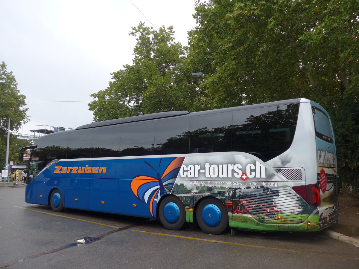 (196'239) - Zerzuben, Visp-Eyholz - Nr. 4/VS 44'590 - Setra am 1. September 2018 in Zrich, Sihlquai