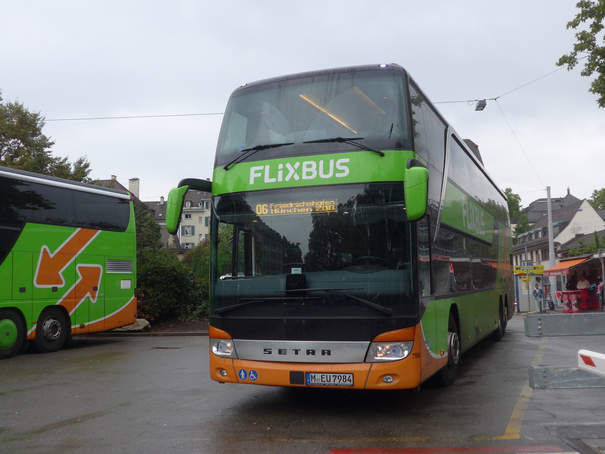 (196'245) - Aus Deutschland: Albus, Mnchen - Nr. 7984/M-EU 7984 - Setra am 1. September 2018 in Zrich, Sihlquai