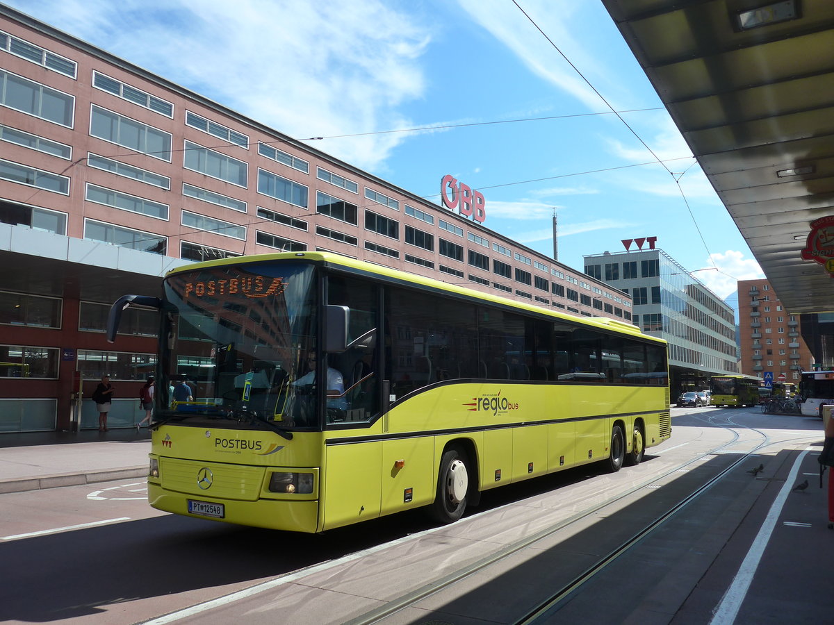 (196'685) - PostBus - PT 12'548 - Mercedes am 10. September 2018 beim Bahnhof Innsbruck