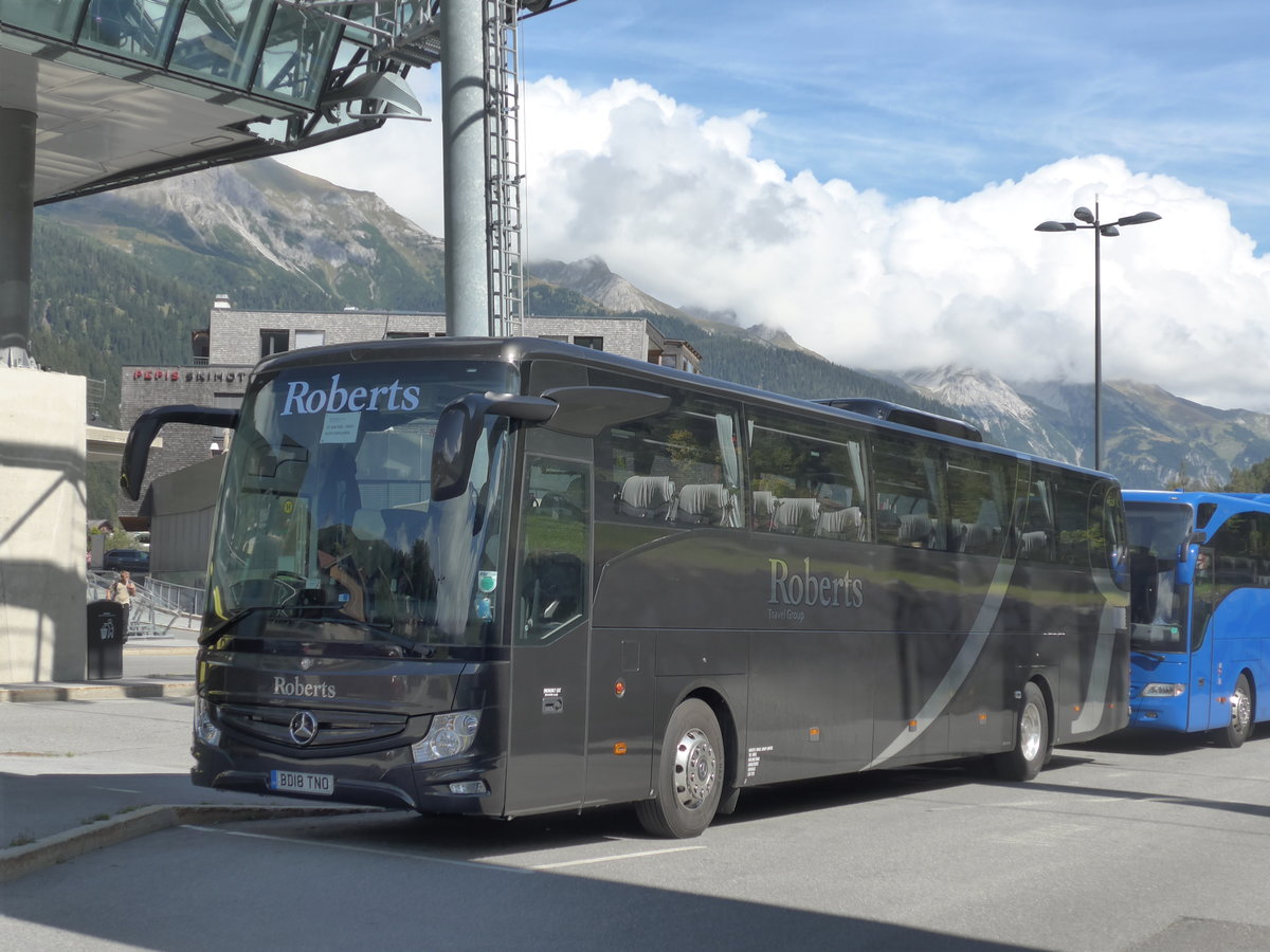 (197'650) - Aus England: Roberts, Leicester - BD18 TNO - Mercedes am 15. September 2018 in St. Anton, Rendlbahn