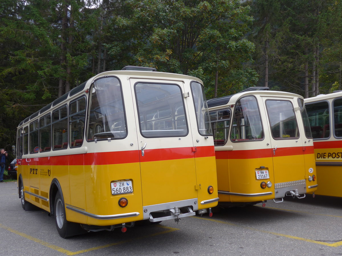 (197'798) - Frutig, Birmensdorf - ZH 560'883 - FBW/FHS (ex P 23'217) am 16. September 2018 auf der Schwarzwaldalp