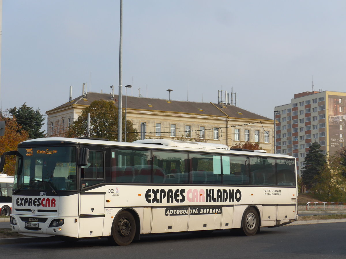 (198'525) - Exprescar, Kladno - Nr. 1002/3S5 1811 - Karosa am 19. Oktober 2018 in Praha, Ndraz Veleslavn