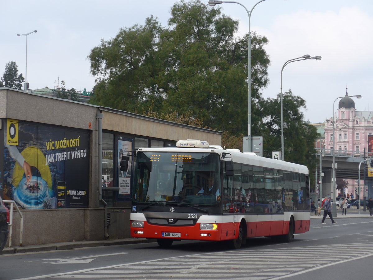 (198'573) - DPP Praha - Nr. 3531/1AH 6615 - SOR am 19. Oktober 2018 in Praha, Florenc