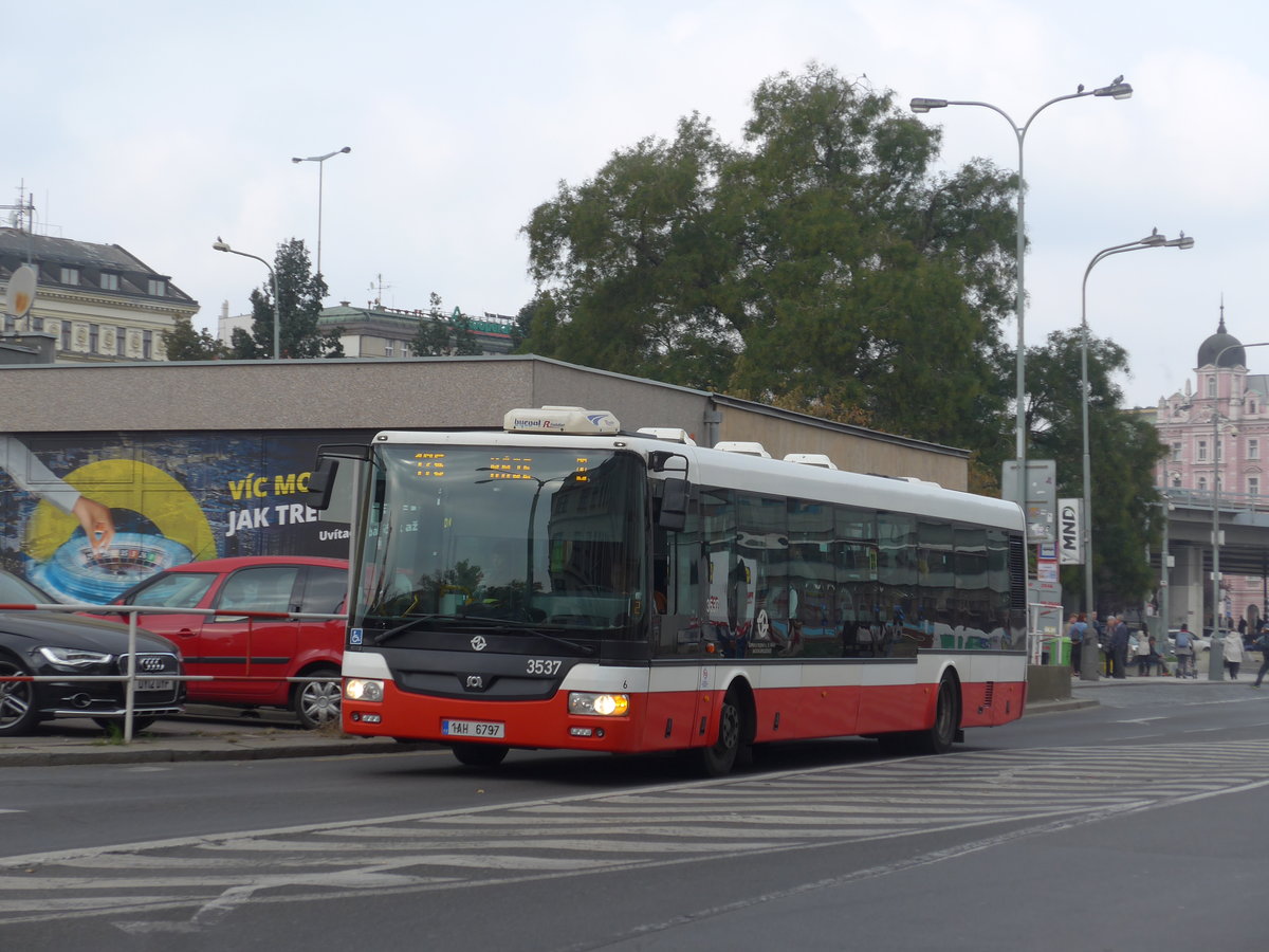 (198'579) - DPP Praha - Nr. 3537/1AH 6797 - SOR am 19. Oktober 2018 in Praha, Florenc