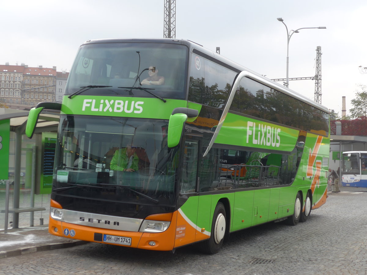 (198'610) - Aus Deutschland: KDE Reisen, Hamburg - Nr. 41/HH-UM 1741 - Setra am 19. Oktober 2018 in Praha, Florenc