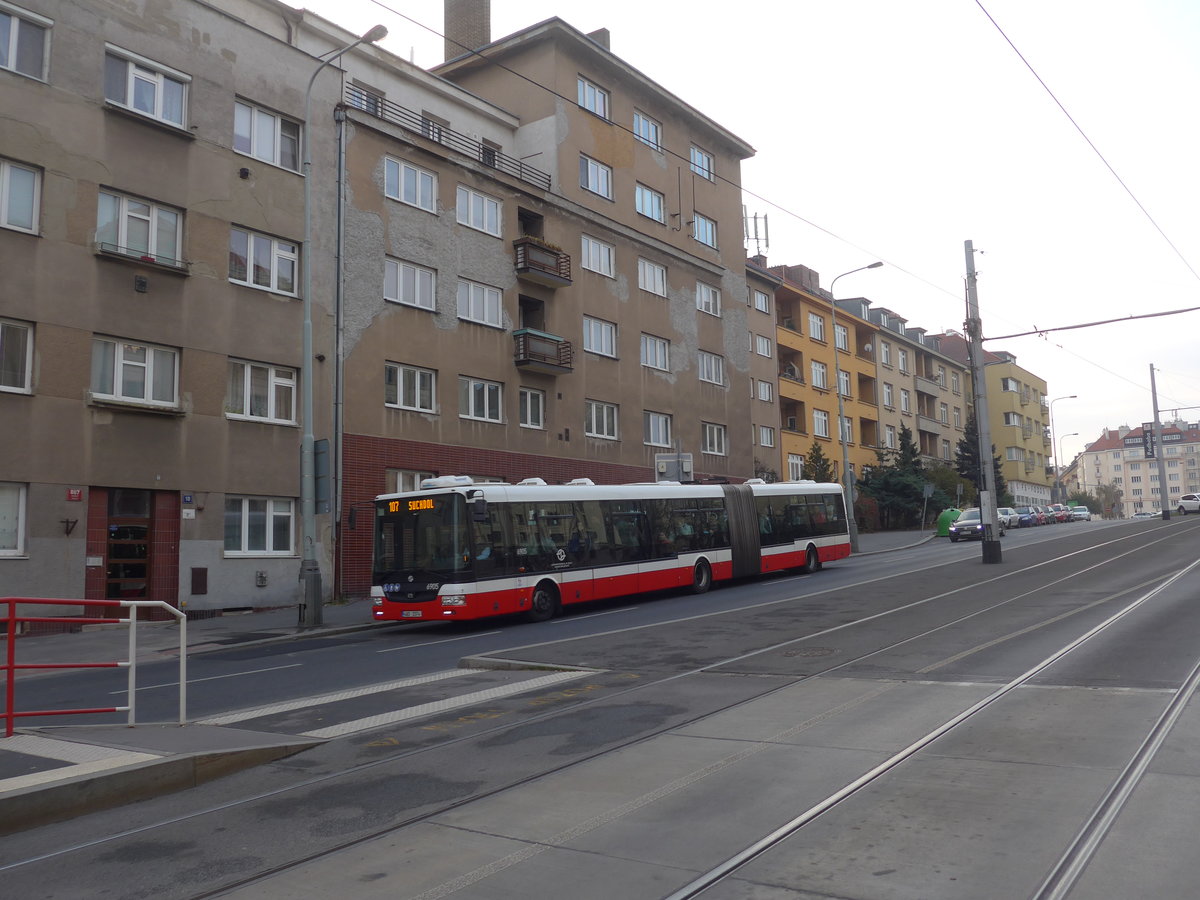 (198'935) - DPP Praha - Nr. 6905/4AS 3374 - SOR am 21. Oktober 2018 in Praha, Ndraz Podbaba