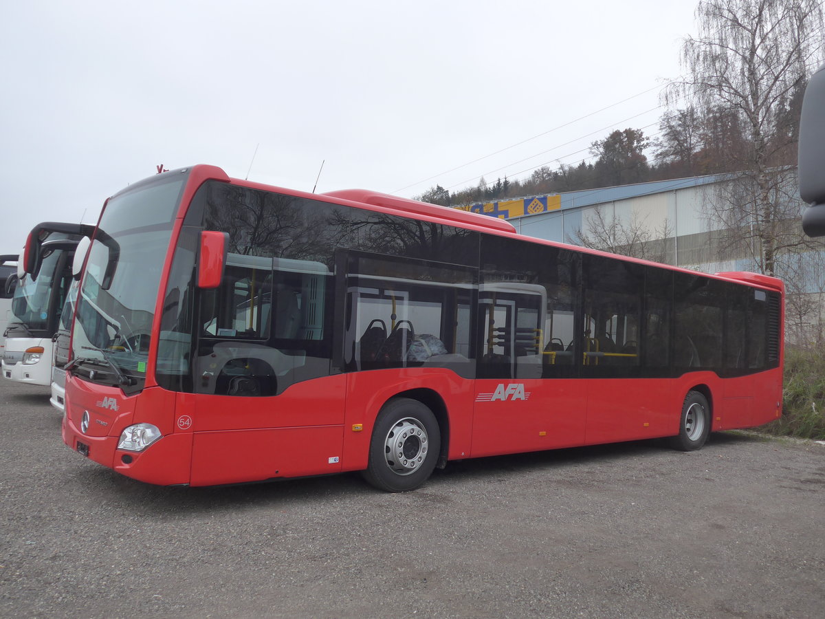 (199'406) - AFA Adelboden - Nr. 93* - Mercedes am 18. November 2018 in Kloten, EvoBus (* flschlicherweise mit Nr. 54 beschriftet!)