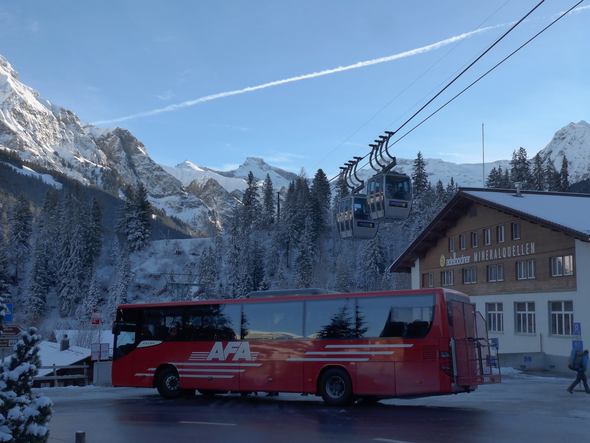 (200'234) - AFA Adelboden - Nr. 24/BE 26'701 - Setra am 25. Dezember 2018 in Adelboden, Mineralquelle