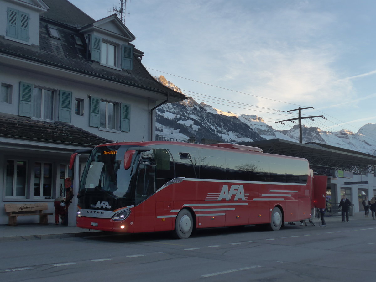 (200'247) - AFA Adelboden - Nr. 26/BE 26'708 - Setra am 25. Dezember 2018 beim Bahnhof Frutigen