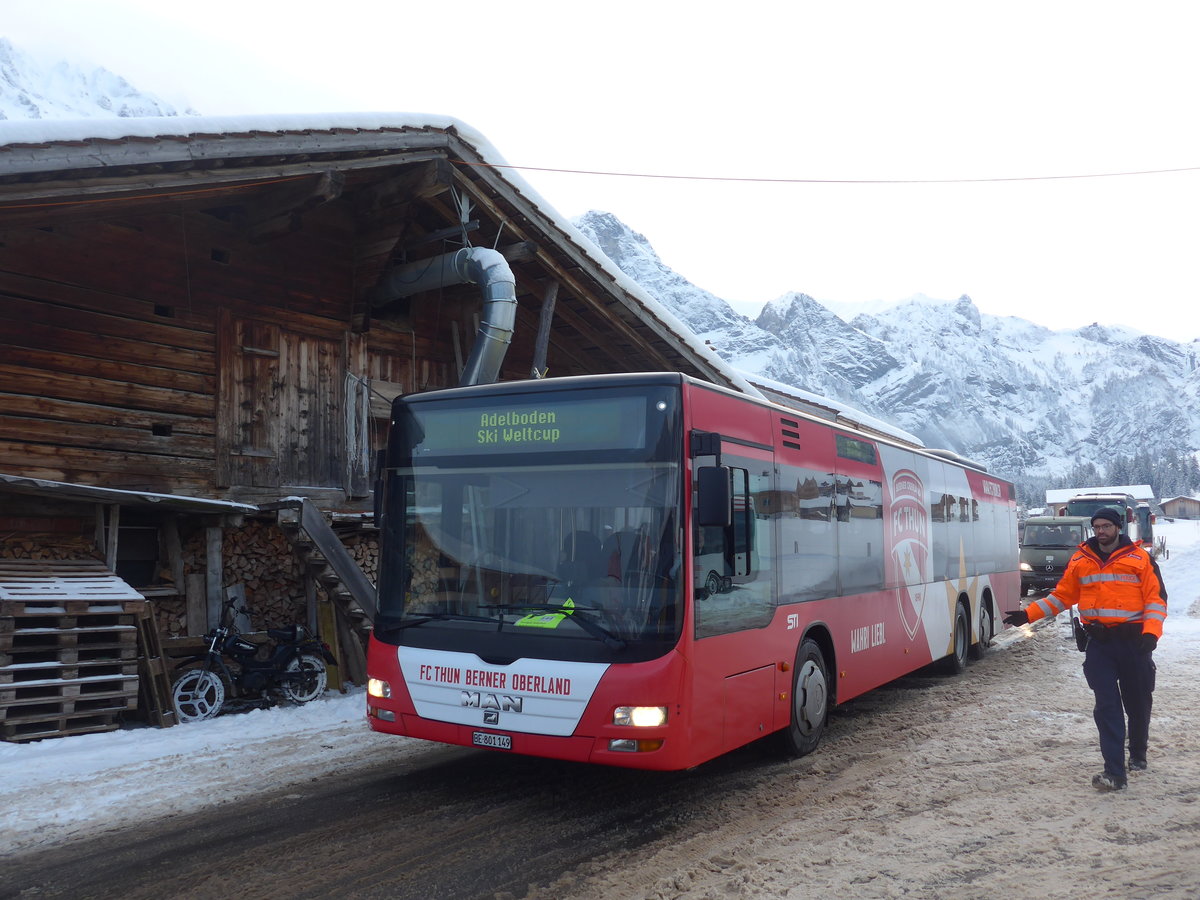 (200'818) - STI Thun - Nr. 149/BE 801'149 - MAN am 12. Januar 2019 in Adelboden, Weltcup