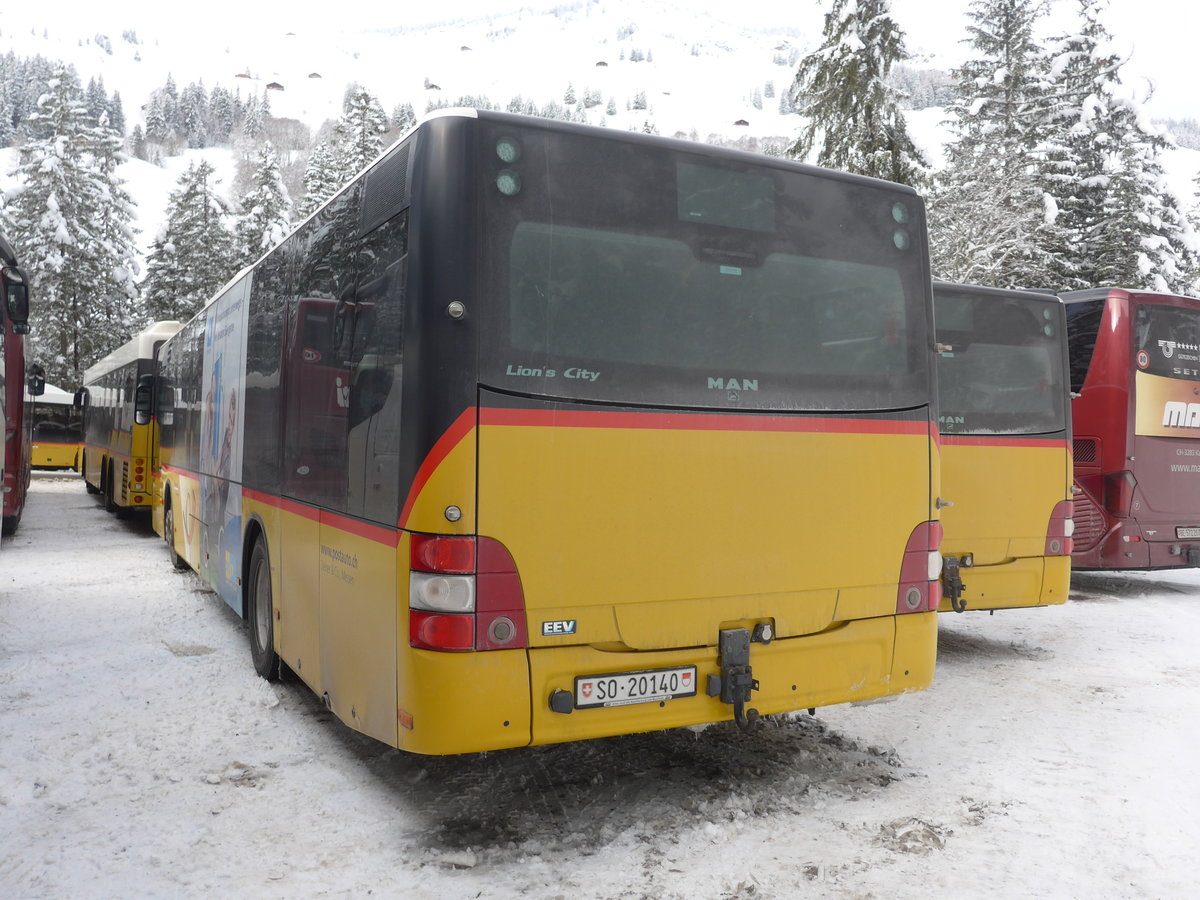 (200'960) - Steiner, Messen - SO 20'140 - MAN am 12. Januar 2019 in Adelboden, Unter dem Birg