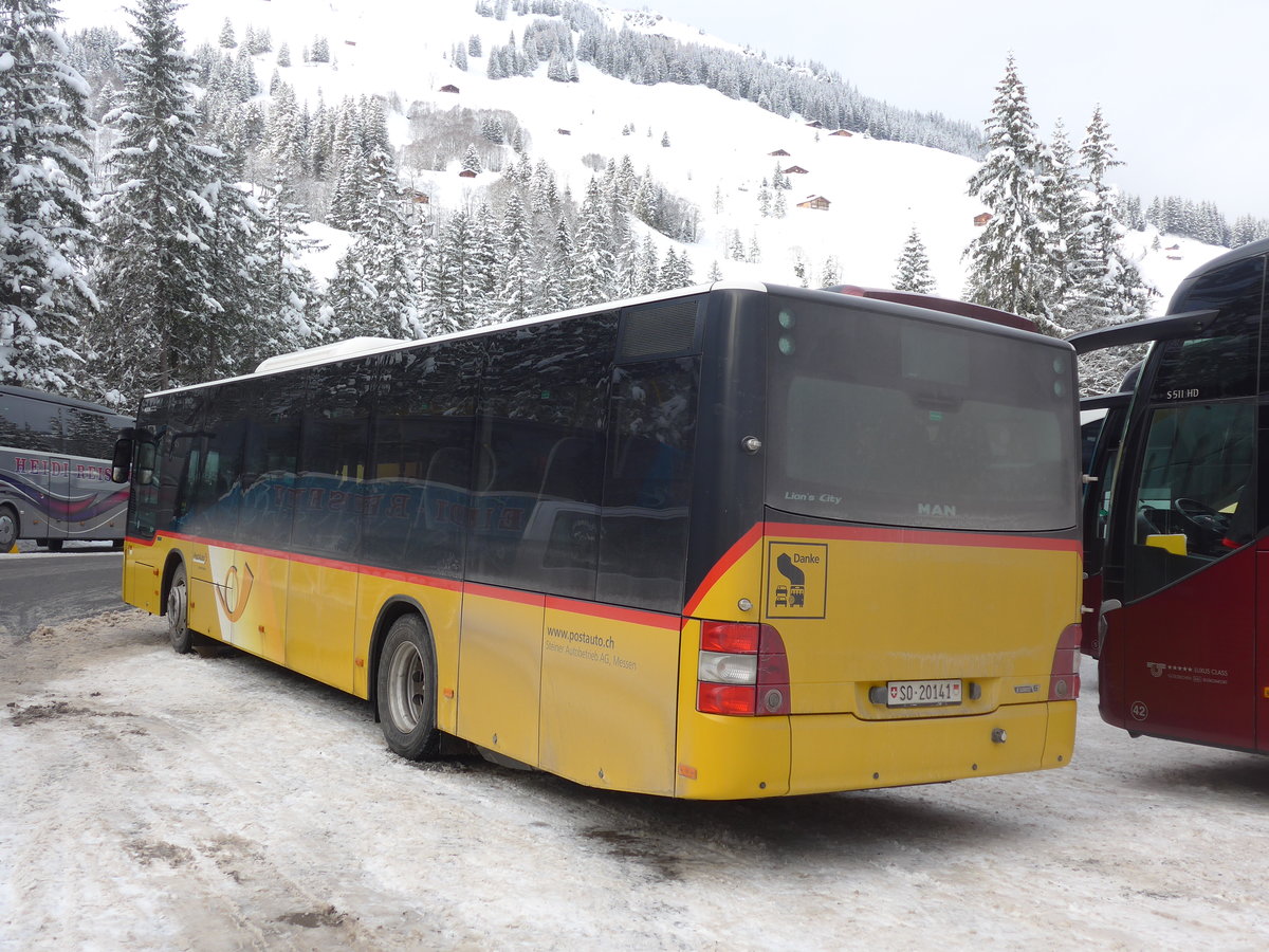 (200'963) - Steiner, Messen - SO 20'141 - MAN am 12. Januar 2019 in Adelboden, Unter dem Birg