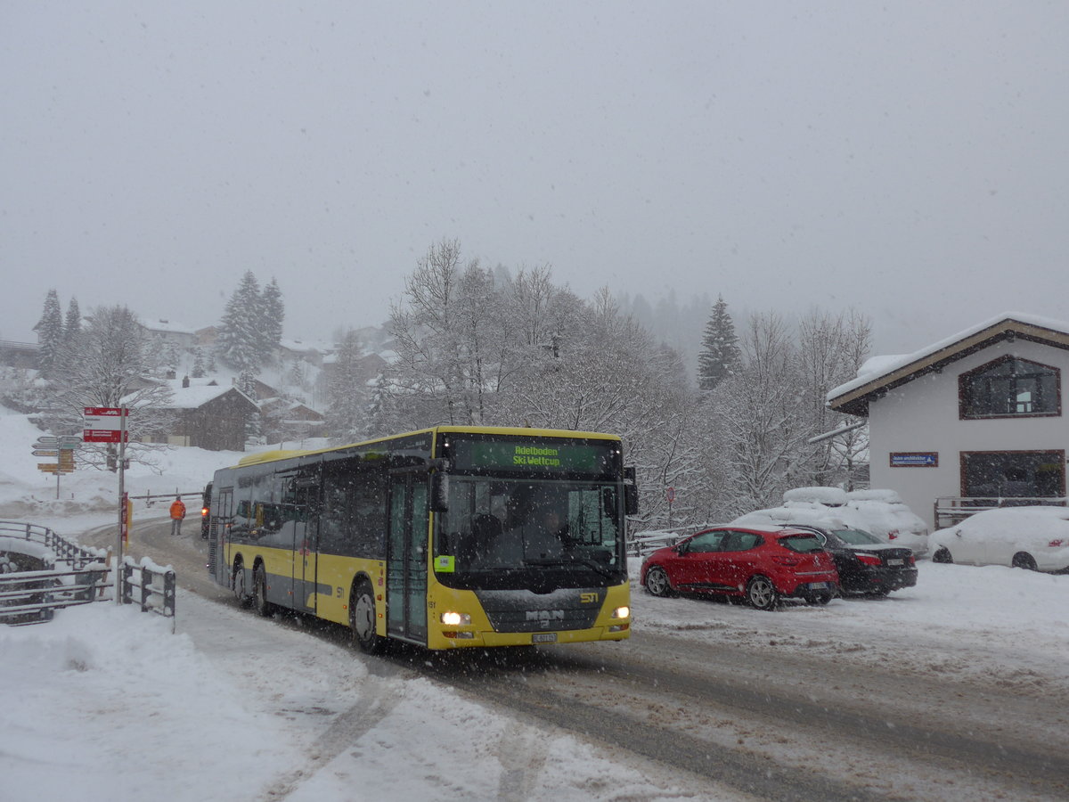 (201'097) - STI Thun - Nr. 151/BE 801'151 - MAN am 13. Januar 2019 in Adelboden, Oey