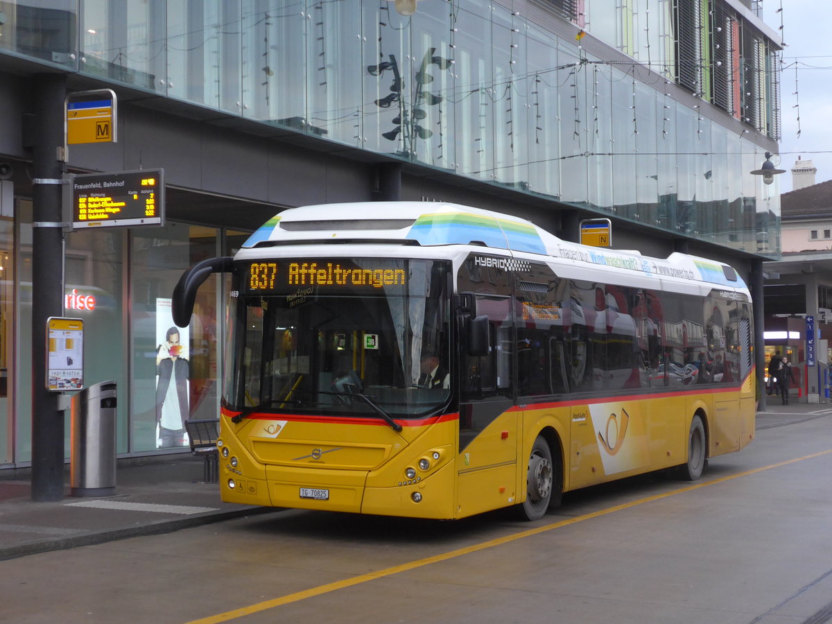 (201'201) - PostAuto Ostschweiz - TG 70'825 - Volvo am 17. Januar 2019 beim Bahnhof Frauenfeld