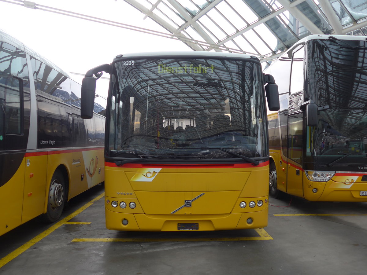 (201'430) - PostAuto Ostschweiz - (SG 267'063) - Volvo (ex AR 15'234; ex AR 14'857; ex Nef, Hemberg) am 2. Februar 2019 in Chur, Postautostation