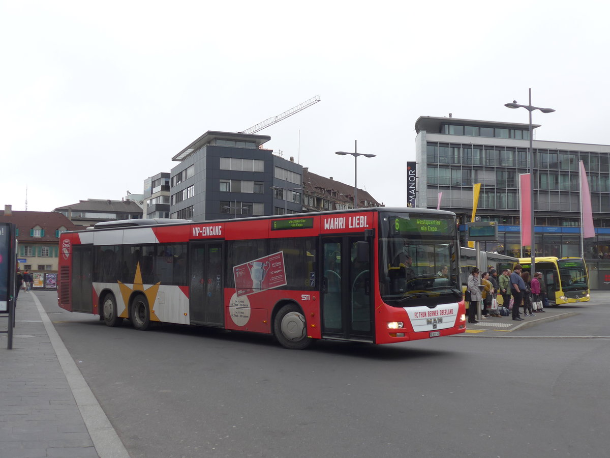 (201'799) - STI Thun - Nr. 149/BE 801'149 - MAN am 1. Mrz 2019 beim Bahnhof Thun