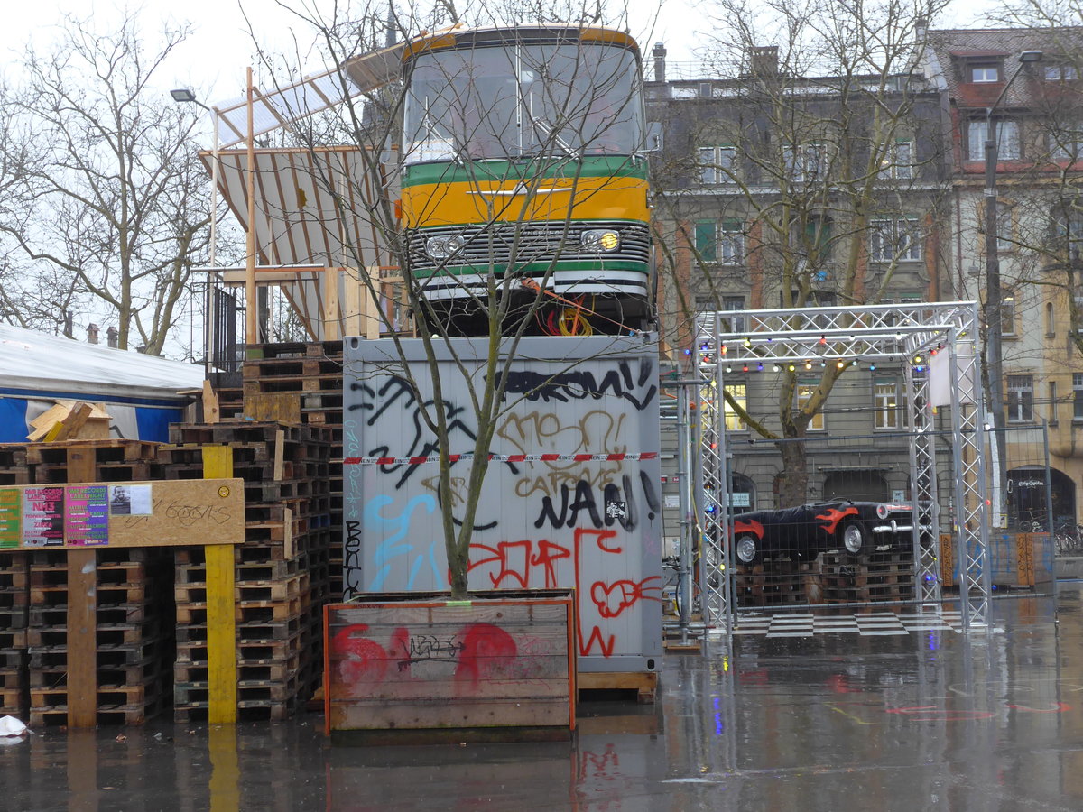 (201'936) - Outlawz, Bern - Nr. 6 - Neoplan (ex Privat in Linden; ex AvH Heimenschwand Nr. 6) am 4. Mrz 2019 in Bern, Schtzenmatte