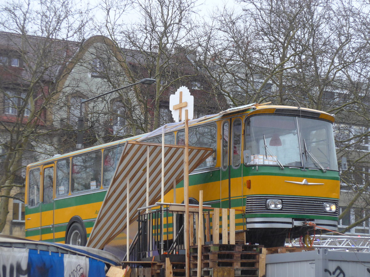 (201'938) - Outlawz, Bern - Nr. 6 - Neoplan (ex Privat in Linden; ex AvH Heimenschwand Nr. 6) am 4. Mrz 2019 in Bern, Schtzenmatte