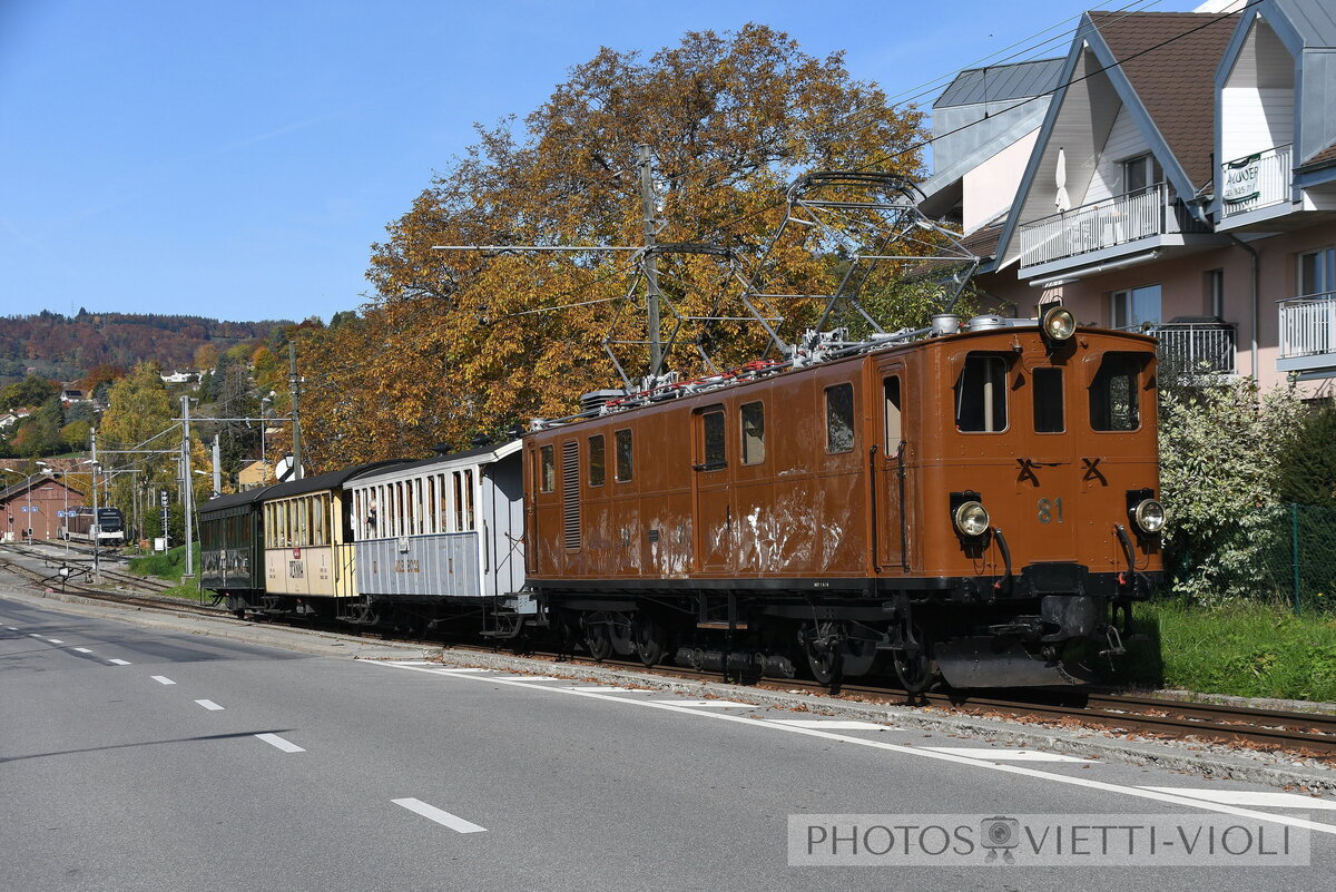 2020-10-24, BC Blonay Route des Oches.

Locomotives lectriques Ge 4/4 81