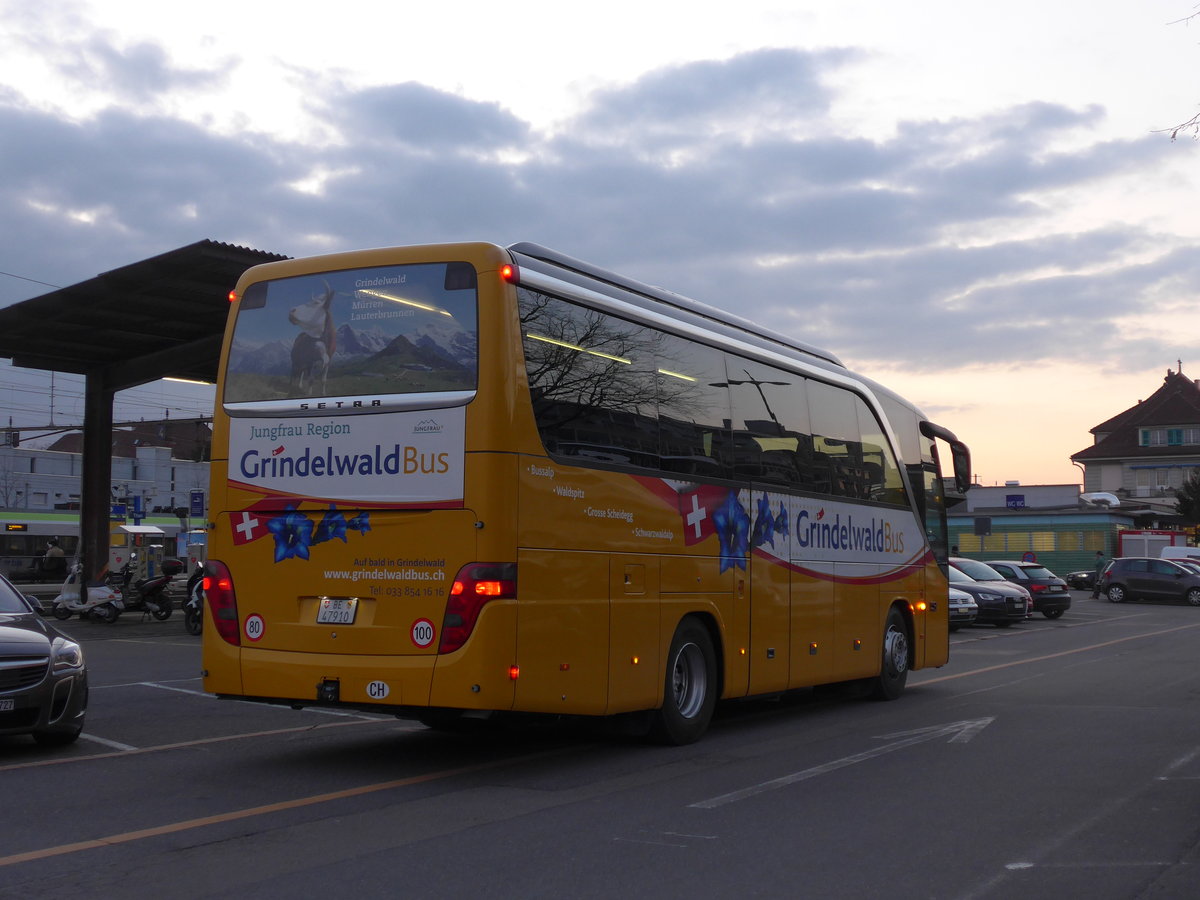 (203'275) - AVG Grindelwald - Nr. 29/BE 47'910 - Setra am 27. Mrz 2019 in Thun, CarTerminal