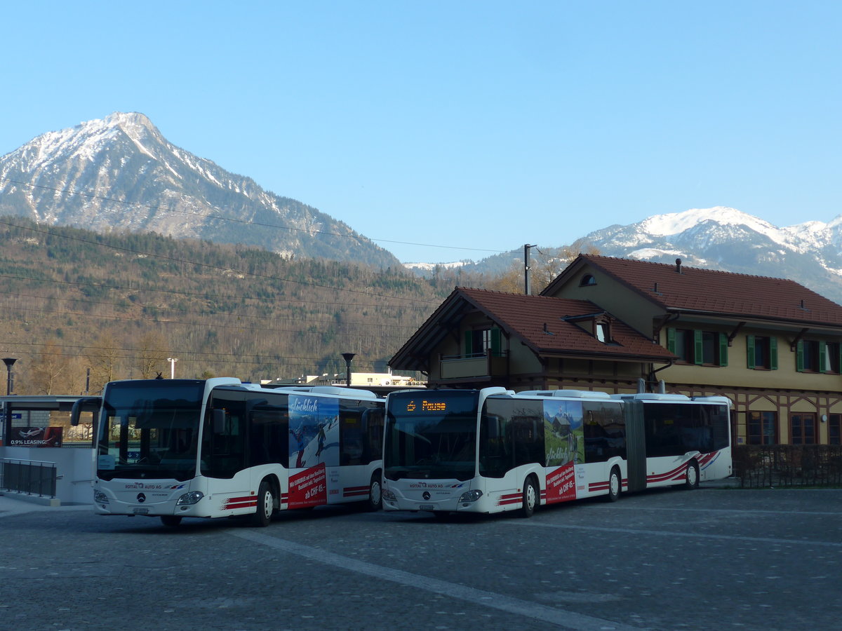 (203'407) - ARAG Ruswil - Nr. 36/LU 173'560 - Mercedes am 30. Mrz 2019 beim Bahnhof Alpnachstad