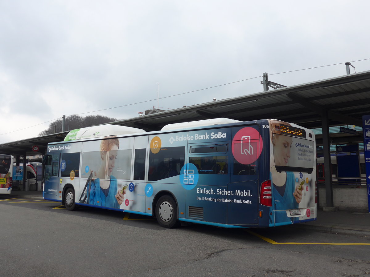 (203'693) - BOGG Wangen b.O. - Nr. 106/SO 136'222 - Mercedes am 14. April 2019 beim Bahnhof Olten