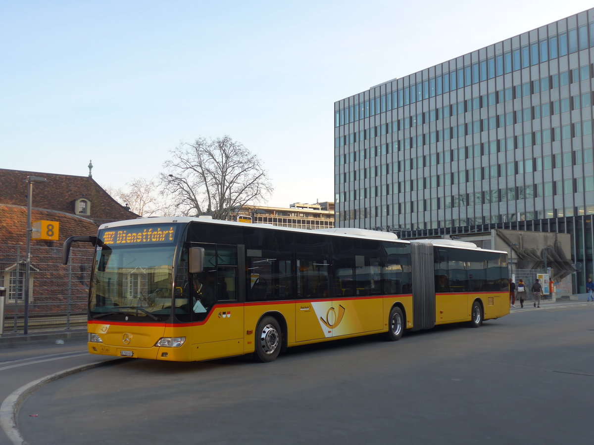 (203'796) - PostAuto Bern - Nr. 637/BE 560'407 - MAN am 15. April 2019 in Bern, Postautostation