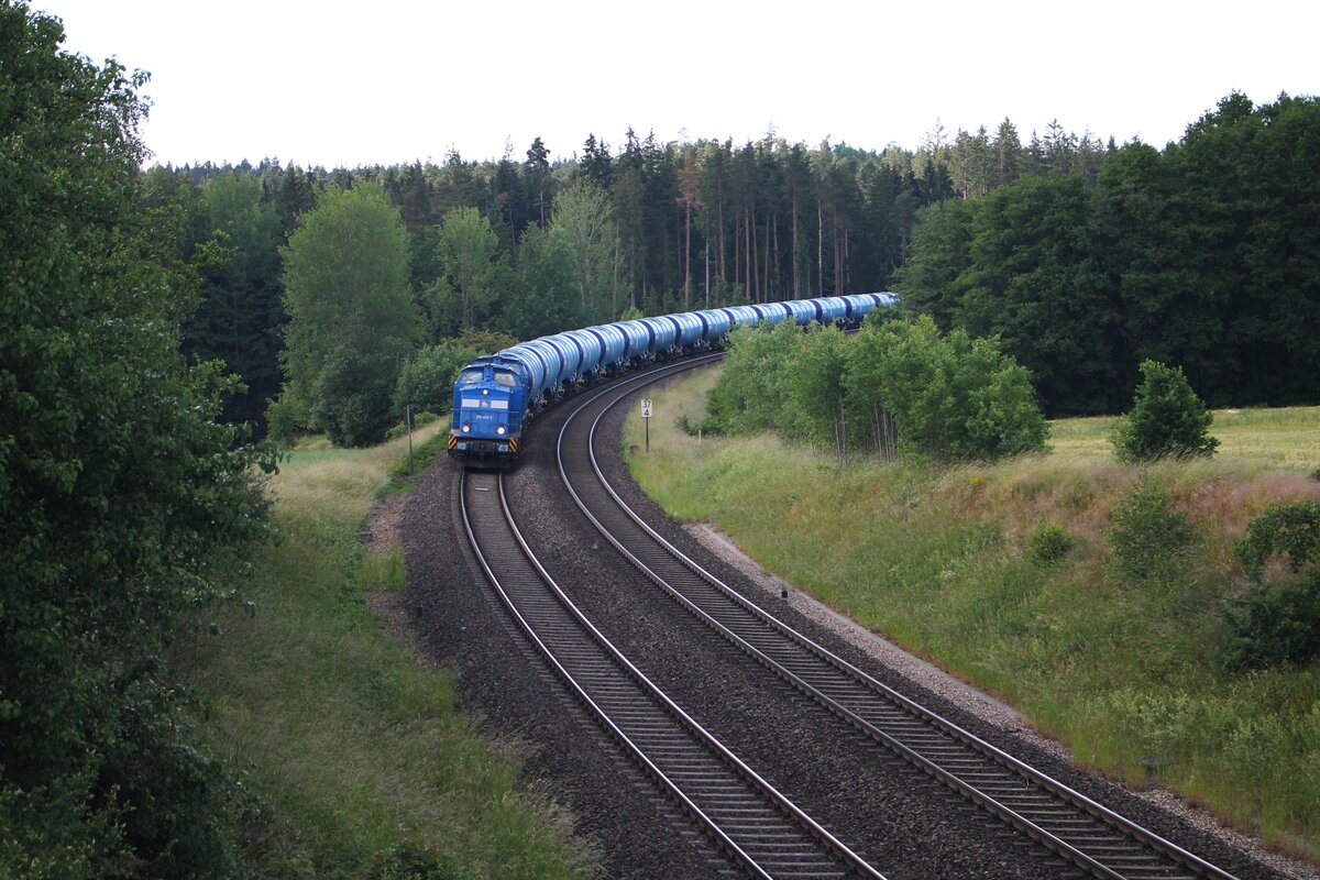 204 022 und 204 013 mit dem Hauerkesselzug nach Weiden bei Oberteich. 17.06.23