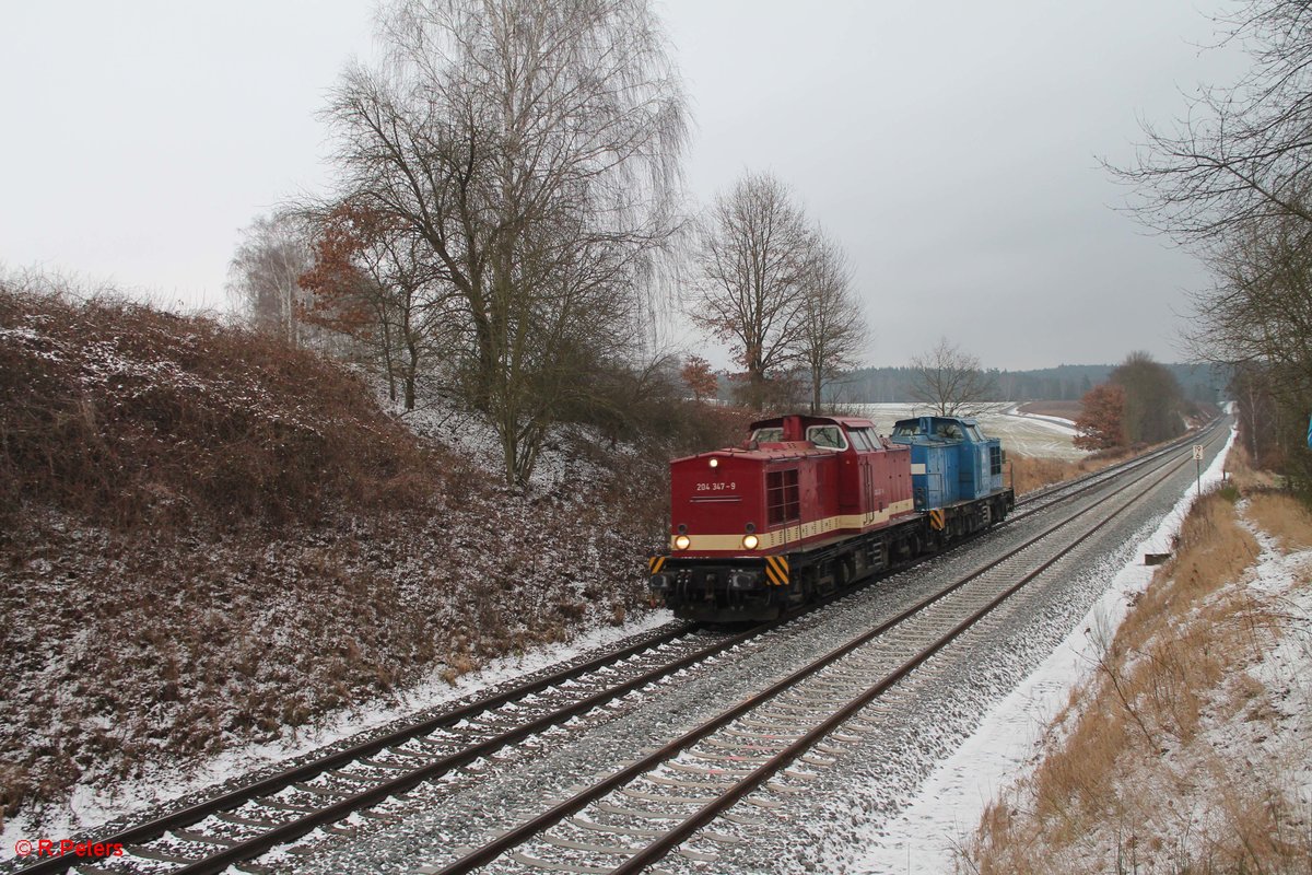 204 347-9 und 204 010 bei Naabdemenreuth. 03.01.17